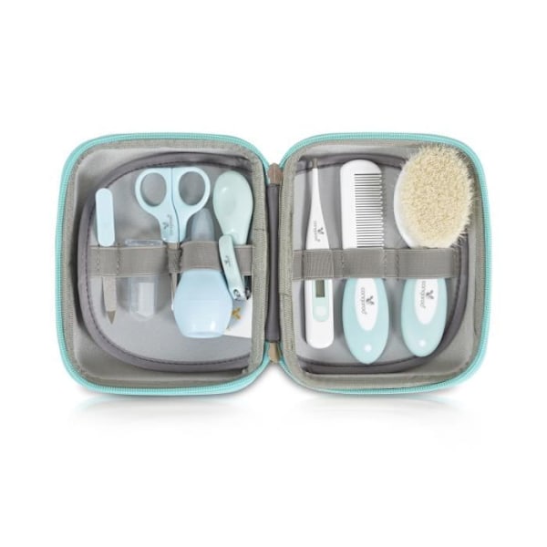 Cangaroo Baby Care Kit M1419 Rejsetui 9 dele Sutteklud termometer [Blå] Blå