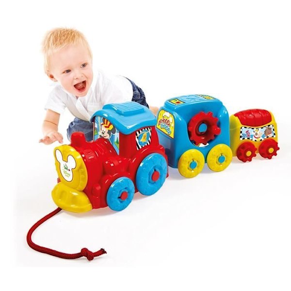 Aktivitetsvagn - Clementoni - Disney Baby - 3 vagnar - Flerfärgad - Från 9 månader Flerfärgad