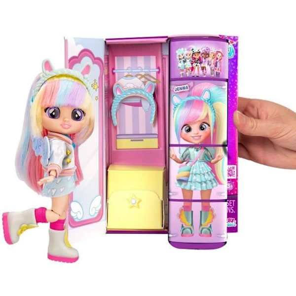 IMC TOYS - BFF Jenna Fashion Doll - Cry Babies Best Friends Forever - 904361 Rosa