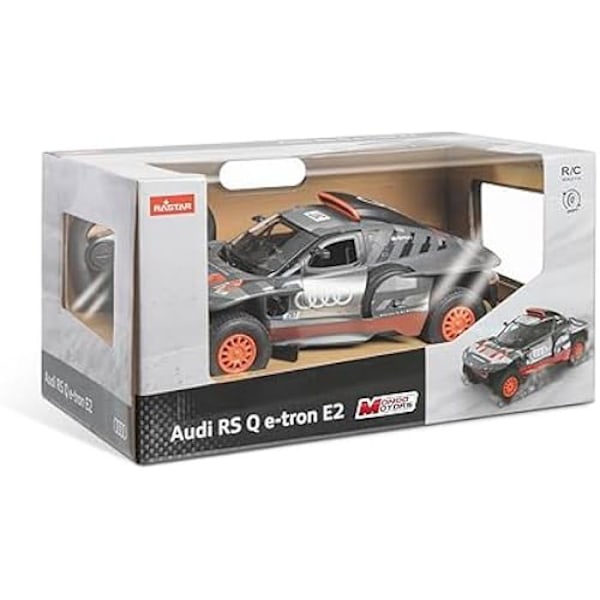 Radiostyrd bil - MONDO MOTORS - Audi RS QE-Tron - Skala 1:14 - Grå / Röd