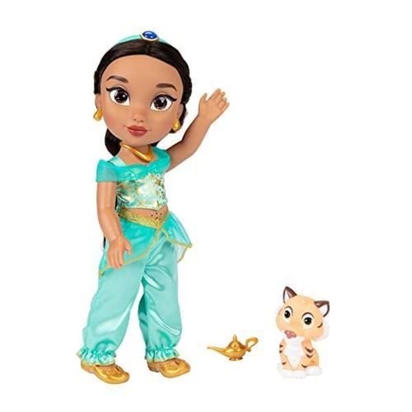 Syngende Jasmine Dukke - Disney - 223534-4 - 10 Sprog - Inkluderede Tilbehør - 14 tommer Blå