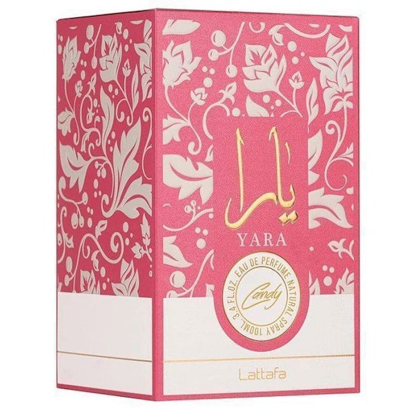 Eau de parfum - Lattafa - YARA CANDY - 100 ml - Fruktig - Kvinna ROS/ VIT