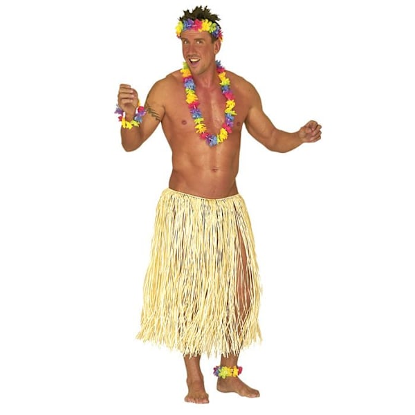 Hawaii Lændeklæde i ægte Raffia - Gul - Mænd - One Size - Til udendørs