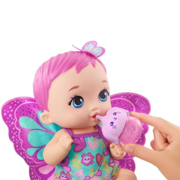 My Garden Baby - Baby Pink Butterfly Drinks and Pees - Docka / Puppong - Från 3 år GYP10 rosa och blå