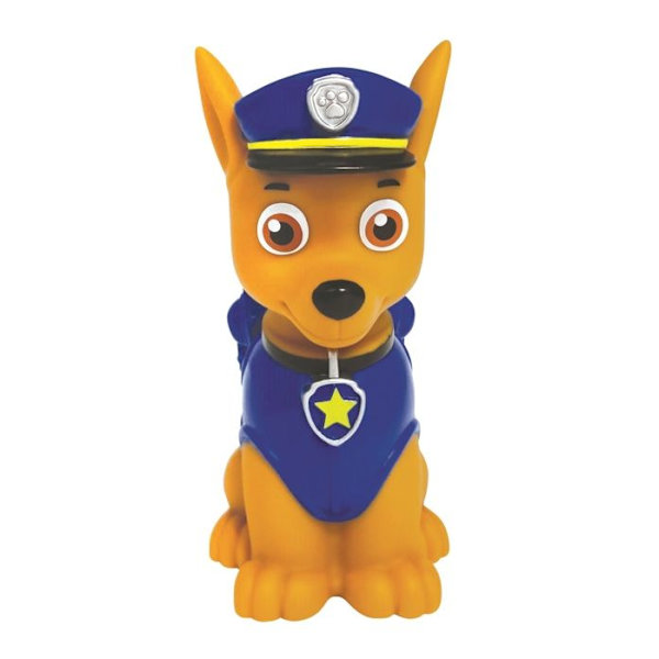 3D-nattlampa med färgvariationsdesign Paw Patrol Chase Ca. 13 cm Blå