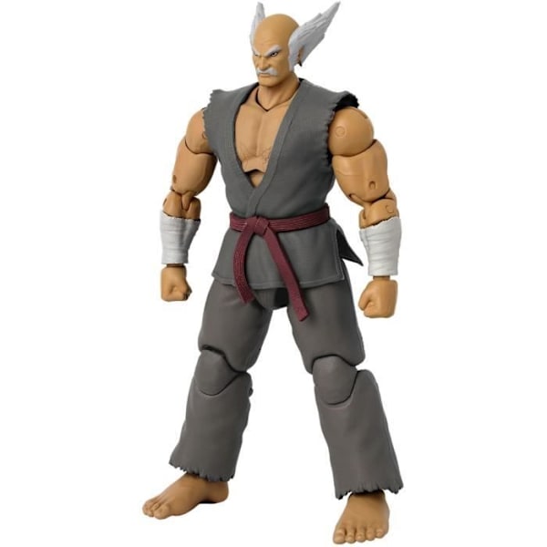 Heihachi Mishima toimintahahmo - Tekken - Bandai - Pelin mitat - 17 cm grå