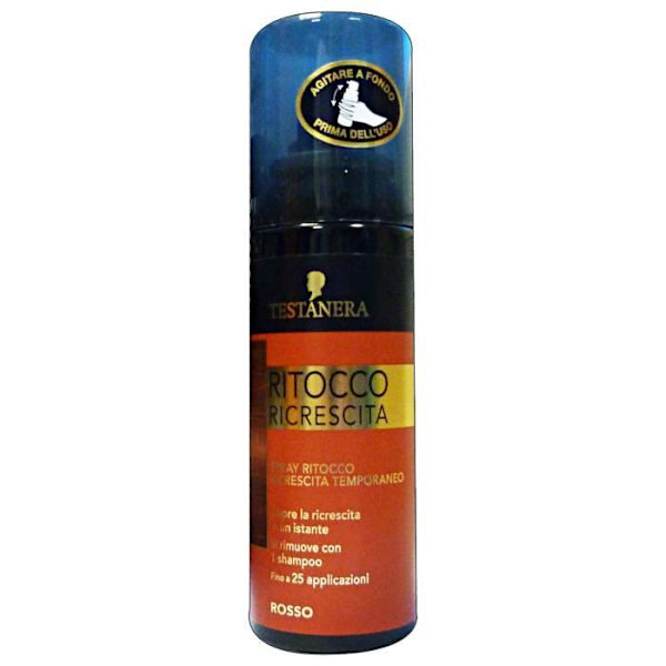 TESTANERA Ritocco ricrescita spray rosso 120 ml. - hårfärg