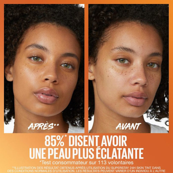 Foundation - Maybelline New York - Superstay 24H - Shade N°10 - 30ml - Vitamin C 10