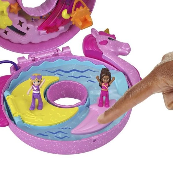 Coffret Bouée Licorne - Polly Pocket - HKV34 - Mini Dukke og Tilbehør Flerfärgad