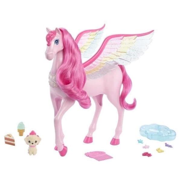 Barbie® - Pink Pegasus lyde og lys - Barbie A Touch of Magic HLC40 Box Flerfärgad