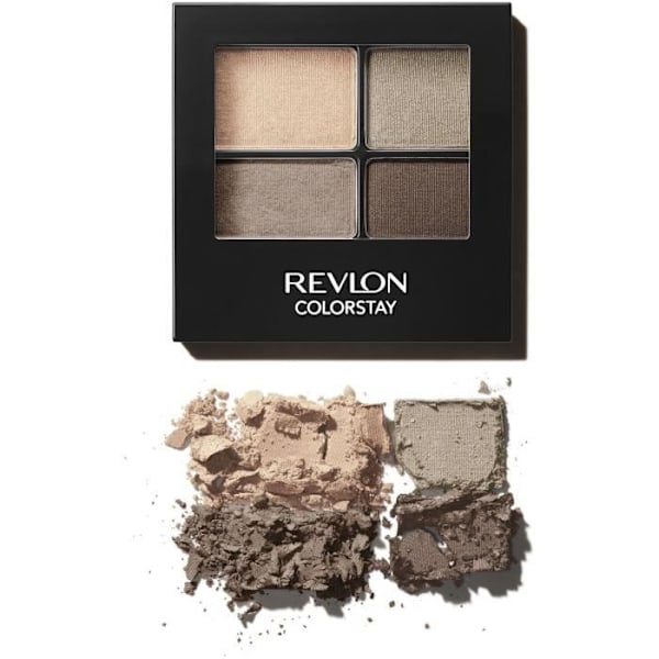 REVLON Colorstay Quatuor ögonskugga - #500 Beroendeframkallande Beroendeframkallande Svart