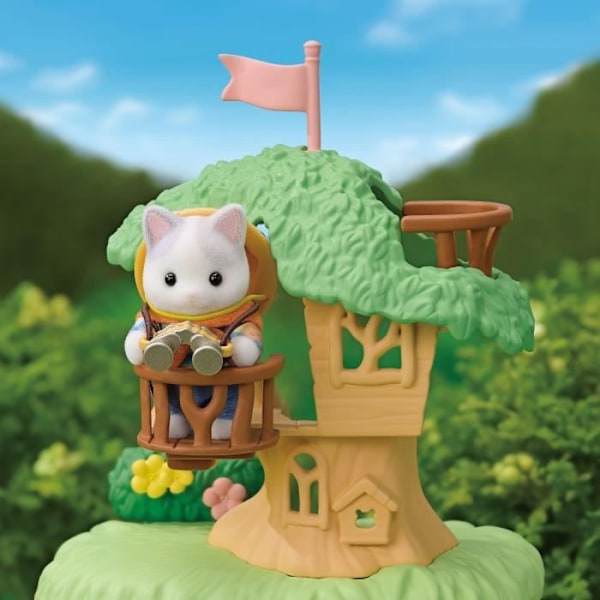 Nivelhahmot - SYLVANIAlaiset PERHEET - Poika ja vauva Latte Cat - Salainen metsäseikkailu Flerfärgad