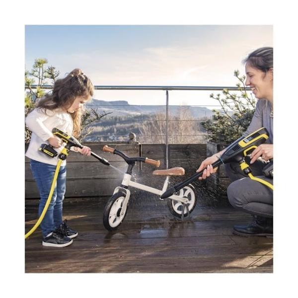 Smoby - Karcher Barnleksak - Rengöringspistol - Från 3 år Svart och gult