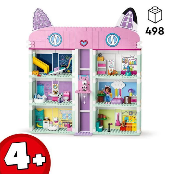 LEGO® 10788 Gabbys magiske hus, dukkehuslegetøj med minifigurer Flerfärgad