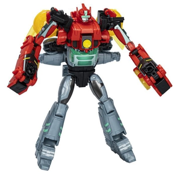Terran Twitch og Robby Malto figurer, interaktivt legetøj til piger og drenge, Transformers EarthSpark Cyber-Combiner, fra 6 år og opefter Flerfärgad