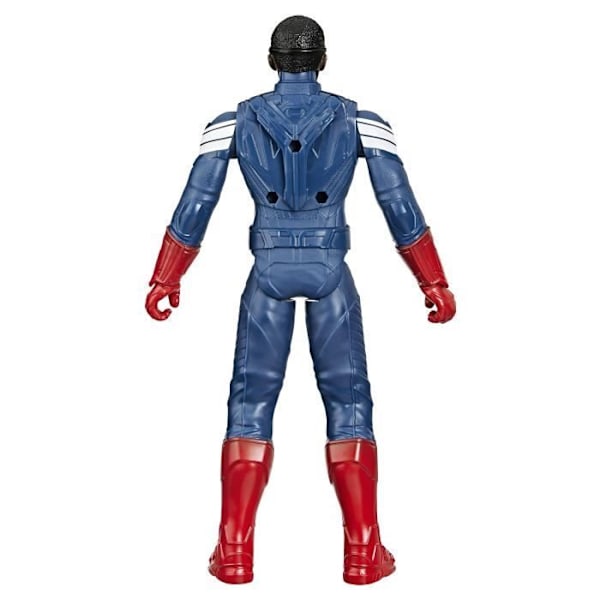 Figur figurine Captain America 30 cm, Titan Hero Series, Marvel Studios Captain America Brave New World, Fra 4 år Flerfärgad