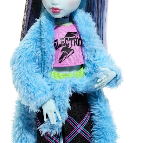 Monster High - Yöpyjama - Frankie Stein - nukke ja oheistarvikkeet HKY68 Flerfärgad