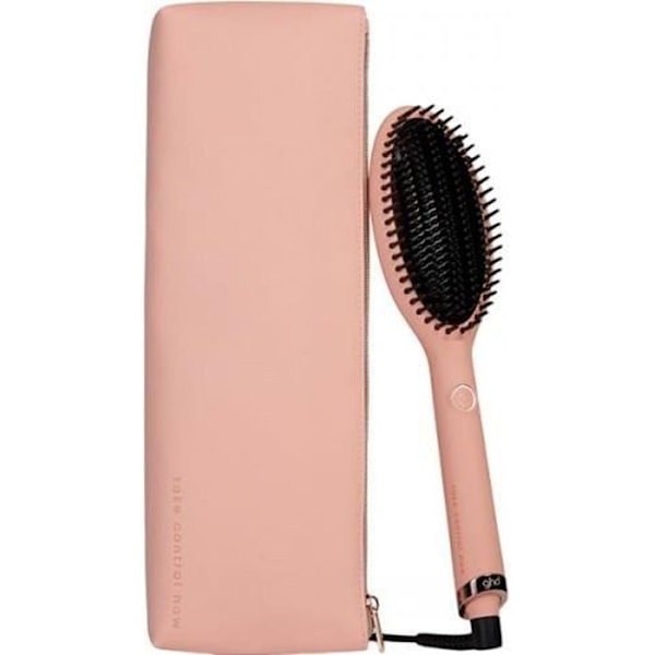 GHD - Vaaleanpunainen lämmittävä harja Glide - rajoitettu erä