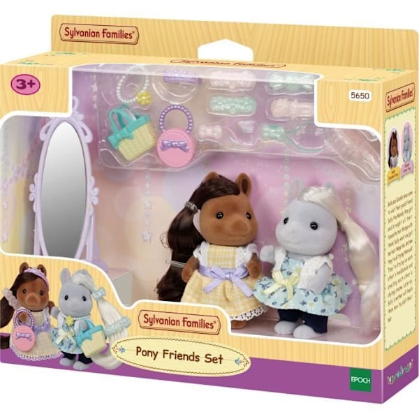 Sylvanian Families - Poniystävät ja heidän muotoilusarjansa Flerfärgad