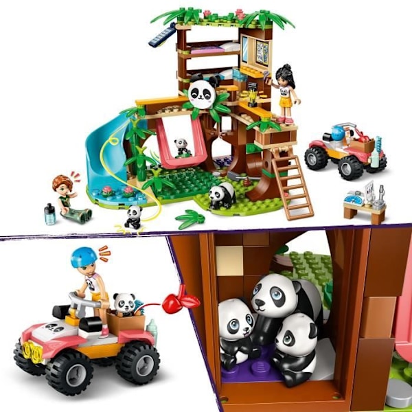 LEGO Friends 42648 Pandatemplet - Byggsats för tjejer från 7 år