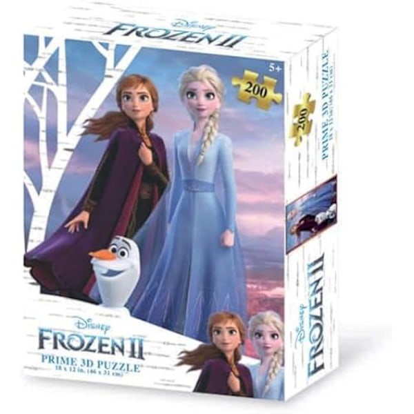 Pystysuora linssimainen palapeli Frozen II - GRANDI GIOCHI - 200 kpl - Elsa ja Anna