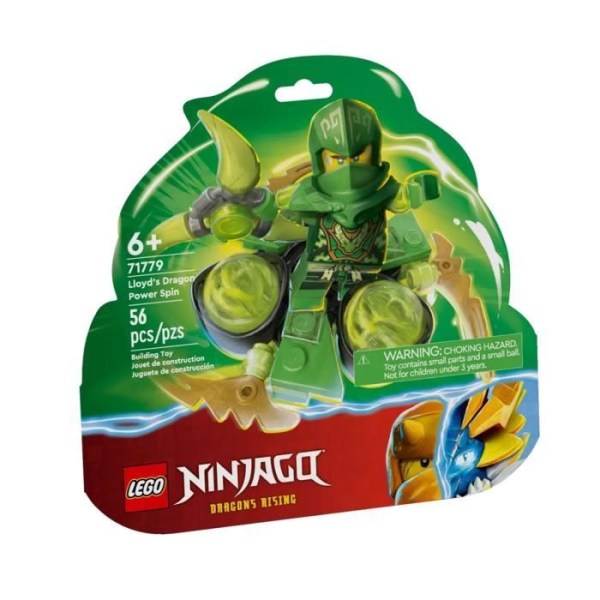 Lego - Ninjago - The Spinjitzu Whirlwind: Lloyd's Dragon Power - 6 år - Vit - Blandade material