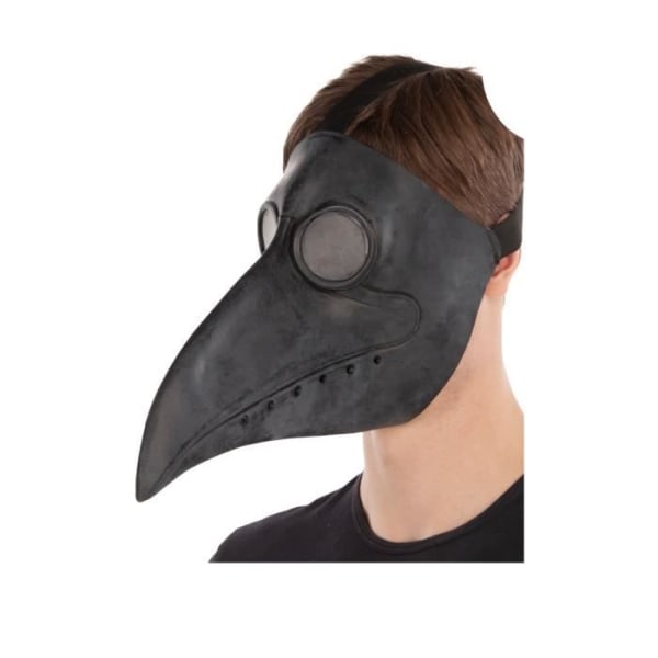 Plague Doctor Latex Mask - MY OTHER ME FUN COMPANY, SL. - TU - Vuxen - Svart - Sinister