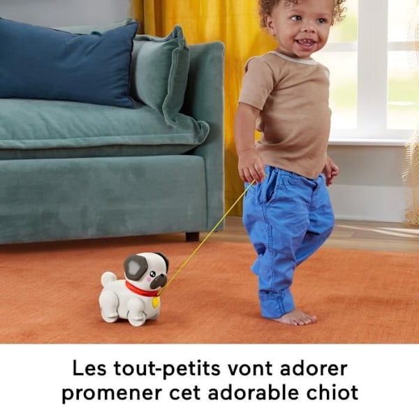 Fisher-Price-My Pug to Walk-Baby Pull Toy HTW94