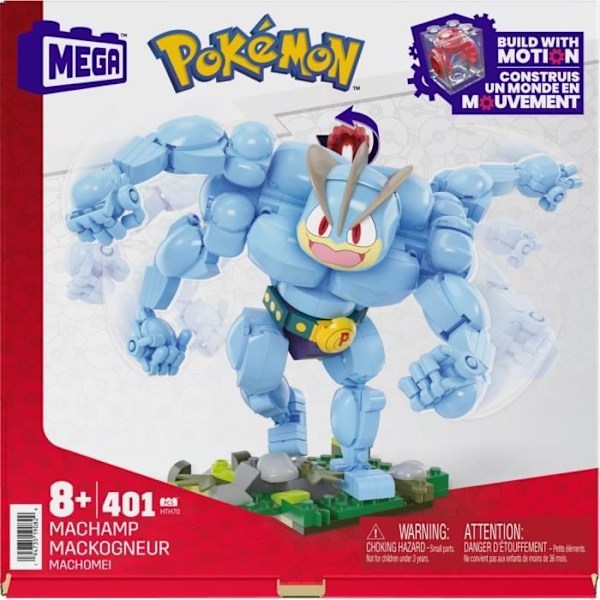 MEGA-Pokémon-Macogneur-leddet figur 401 stykker HTH70 Flerfärgad