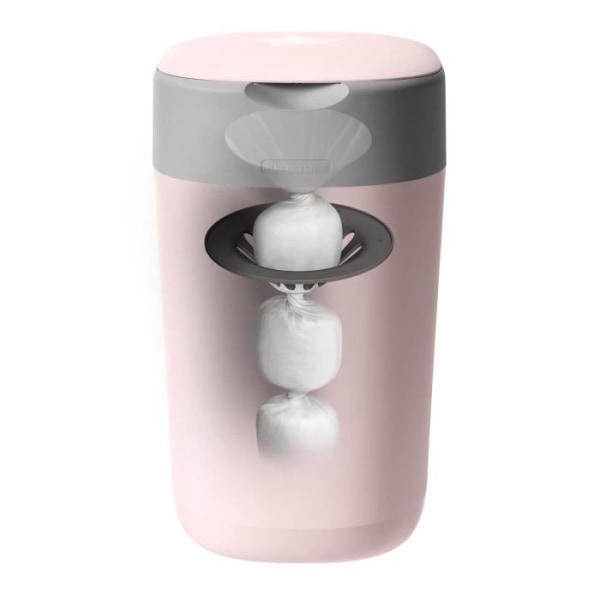 Tommee Tippee Twist &amp; Click Dusty Pink Blöja Bin