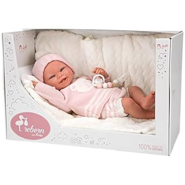 Poupée Reborn - ARIAS - Adriana - 40 cm - Monivärinen - Lisävarusteet mukaan lukien Flerfärgad