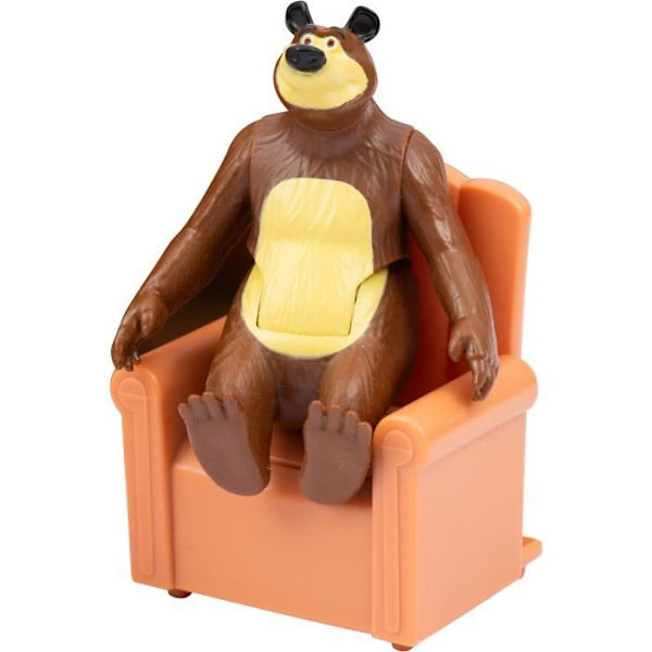 Maison de Michka - GPTOYS - MASHA & MICHKA - MHA22 - 2 figurer inkluderade + 15 tillbehör - Från 3 år