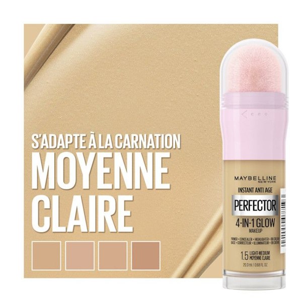 Maybelline New York INSTANT GLOW PERFECTOR Complexion Perfector 1.5 LIGHT MEDIUM 20 MLT 1,5 LÄTT MEDEL