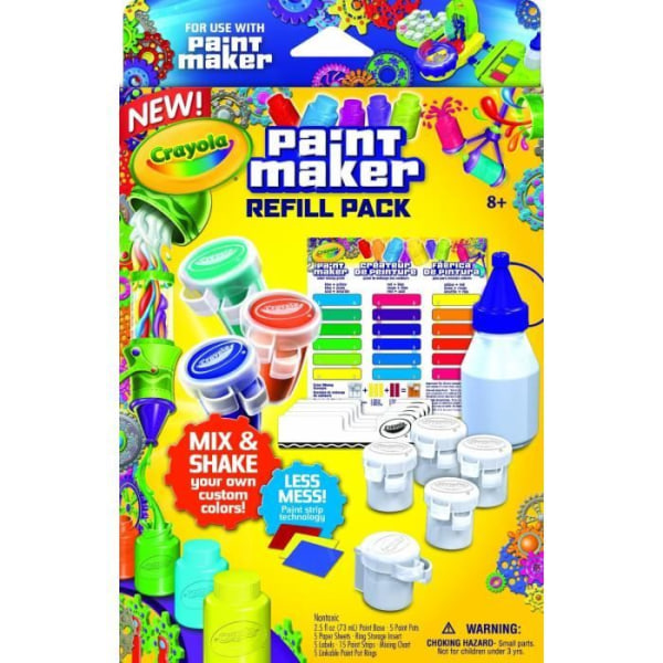 CRAYOLA Refillfärg Grön och mångfärgad