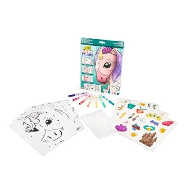 Creative - CRAYOLA - POPS 3D Mystical - Lätt att göra 3D-ritningar! Från 6 år Flerfärgad