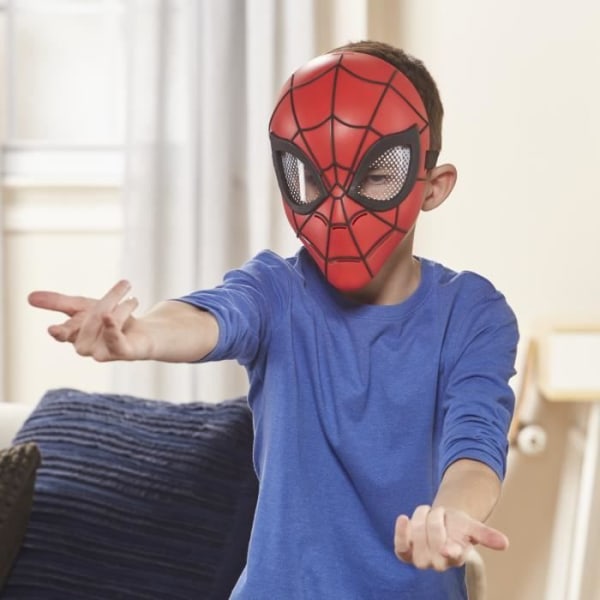 Spider-Man Mask - MARVEL - Kostymtillbehör - Röd - För barn