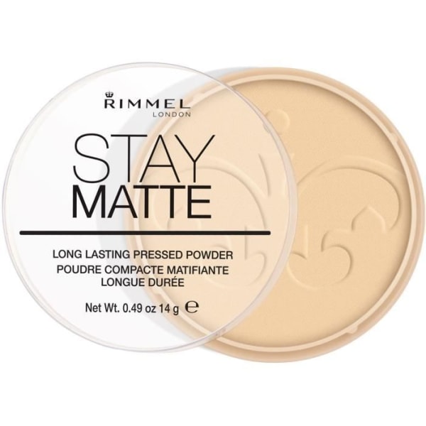 RIMMEL Nu Protege Stay Matt Mattifying Powder - 001 Transparent - 14 g Transparent