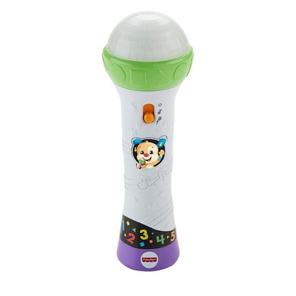 Musiikkilelu - Mattel - FISHER MICROFONO BABY ROCK - Lelumikrofoni - Monivärinen - Paristo Flerfärgad