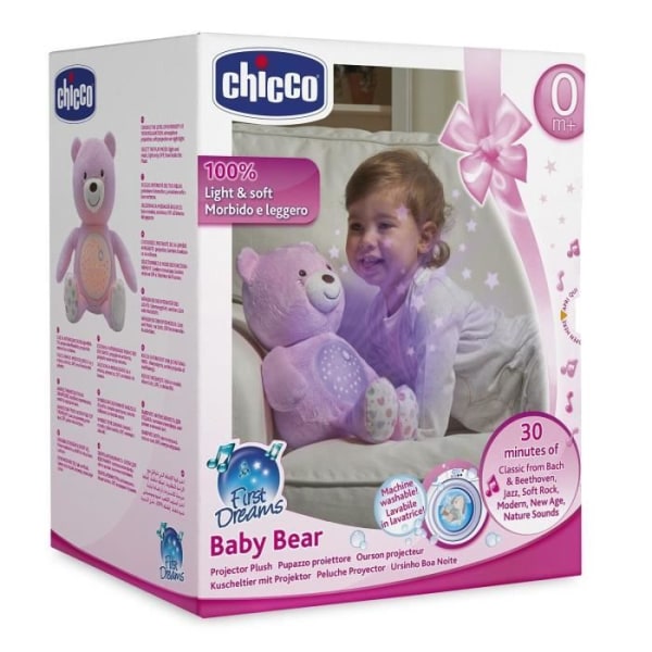 CHICCO Baby Bear Rose First Dreams Projector Bear