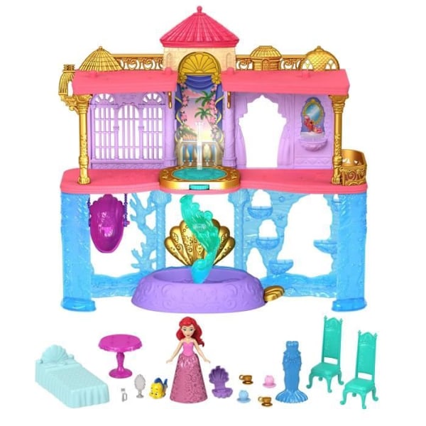 Disney-Disney Princesses-Ariel's Castle-Deluxe Box Set HLW95 Flerfärgad