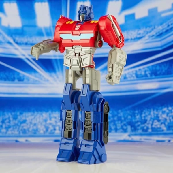 Figurine Transformers - Hasbro - Optimus Prime - Konvertering 2-i-1 - 28 cm - Från 6 år RotUtflykt, Enfärgad Utflykt Solider