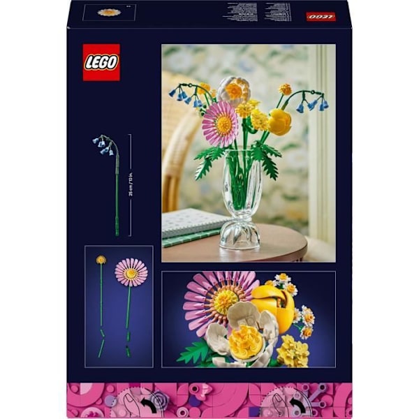 LEGO Botanisk 10347 Liten solig bukett, Konstgjorda blommor, från 9 år Pastell