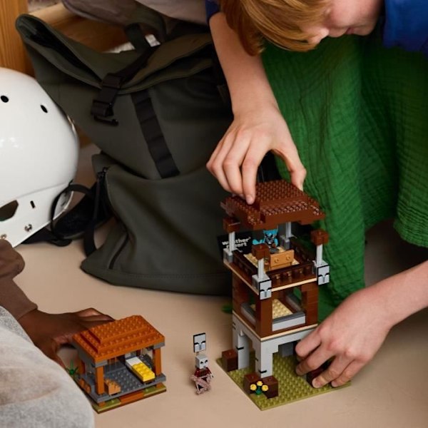 LEGO Minecraft 21278 Ryöstäjien Etuvartio ja Hävittäjä - Peli pojille alkaen 9-vuotiaista