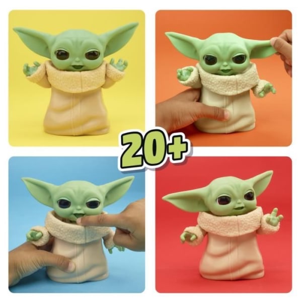 12,5 cm Mixin' Moods Grogu-figur, 20+ brugerdefinerbare udtryk, Star Wars-legetøj til piger og drenge fra 4 år og opefter Flerfärgad
