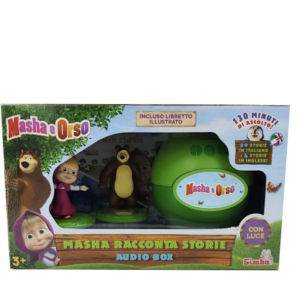 Interaktiv leksak - SIMBA - Masha berättar historier - 4 berättelser på engelska - Från 3 år - Blandat