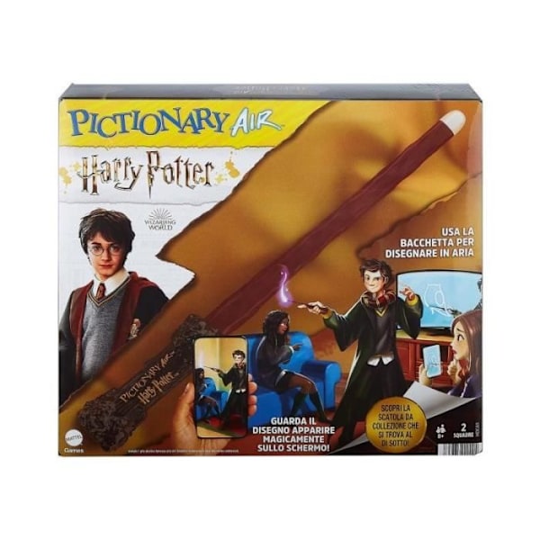 Brädspel - MATTEL - HARRY POTTER PICTIONARY AIR - En storlek - Färg Svart - Plast