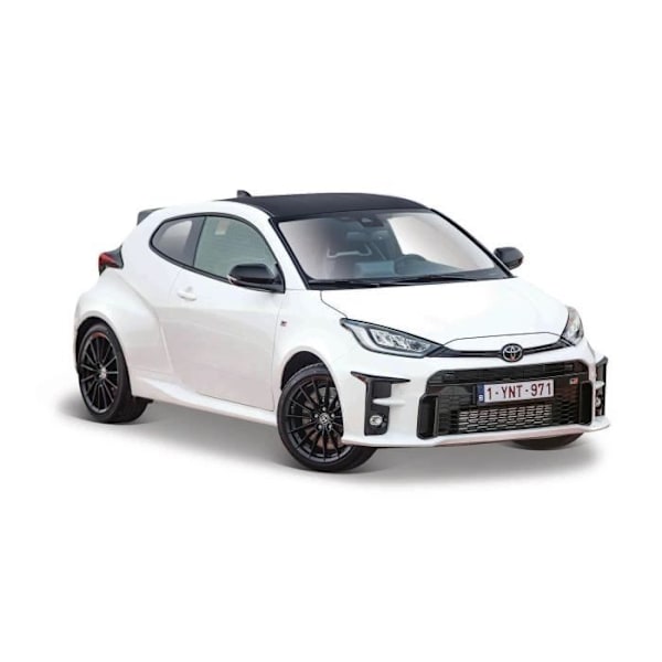 Miniatuurauto - Maisto - Toyota GR Yaris (2021) - Mittakaava 1:24 - Valkoinen - Sisätila Vit