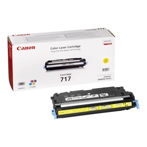 Canon 717Y tonerkassett - Gul - Laser - 4000 sidor - CANON