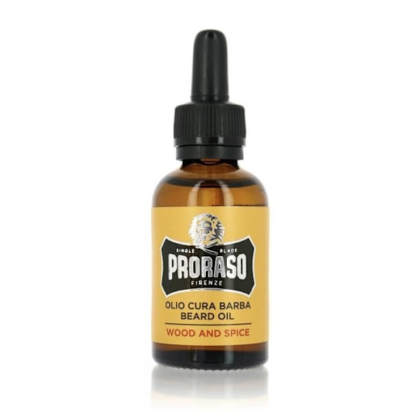 Træ og Krydderi skægolie, Proraso