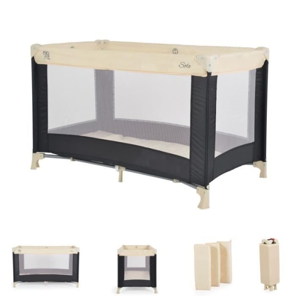 Moni Rejseseng - Solo Park - Foldemadras - Opbevaringspose - Beige Beige